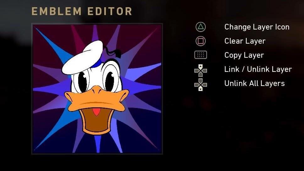 Donald Duck Logo - I gave the emblem editor a go after seeing a classic Mickey Mouse ...