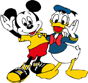 Donald Duck Logo - mickey mouse & donald duck Logo Vector (.EPS) Free Download