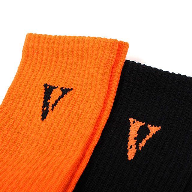 Vlone V Logo - VLONE V LOGO SOCKS ヴィーローン ソックス 靴下 (2色展開)