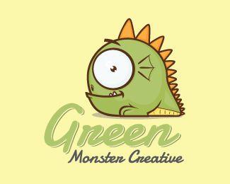 Green Monster Logo - Green Monster Creative Designed
