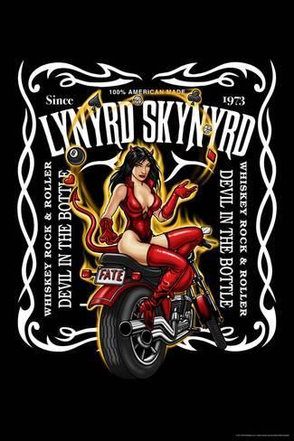 Lynyrd Skynyrd Logo - Lynyrd Skynyrd - Whiskey Rock and Roller, Devil in the Bottle ...