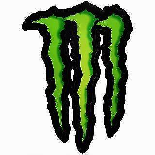 Green Monster Logo - Monster Energy Stickers: Vehicle Parts & Accessories