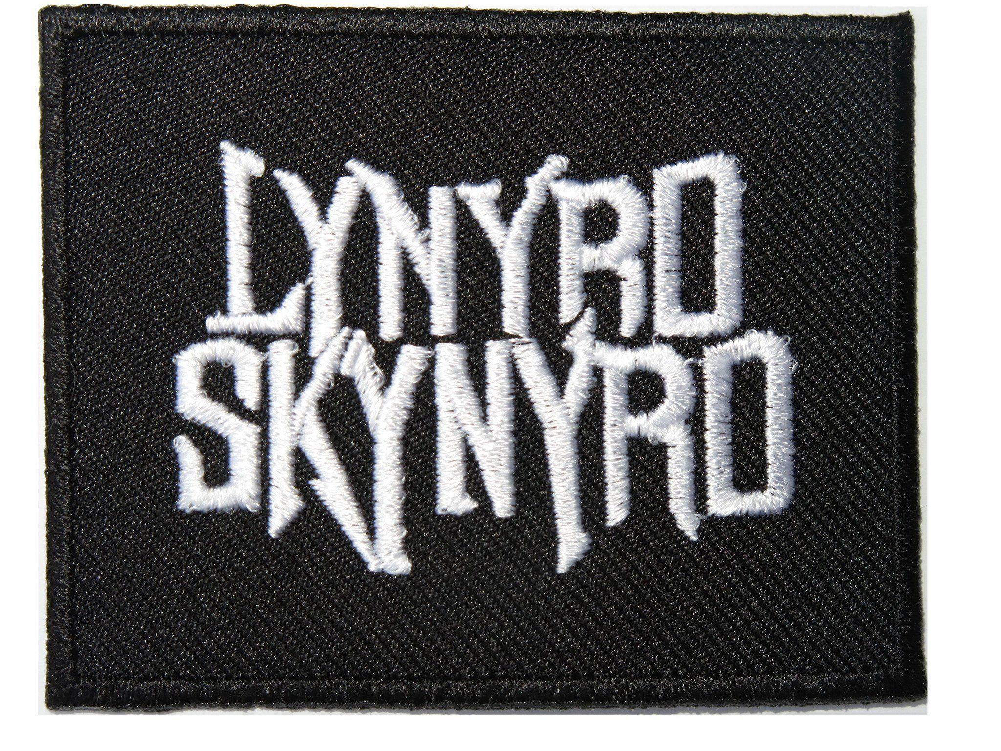Lynyrd Skynyrd Logo - LYNYRD SKYNYRD Logo Iron On Embroidered Patch 2.9