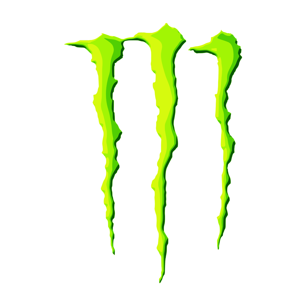 Green Monster Logo - mq green monster logo drink - Sticker by Marras
