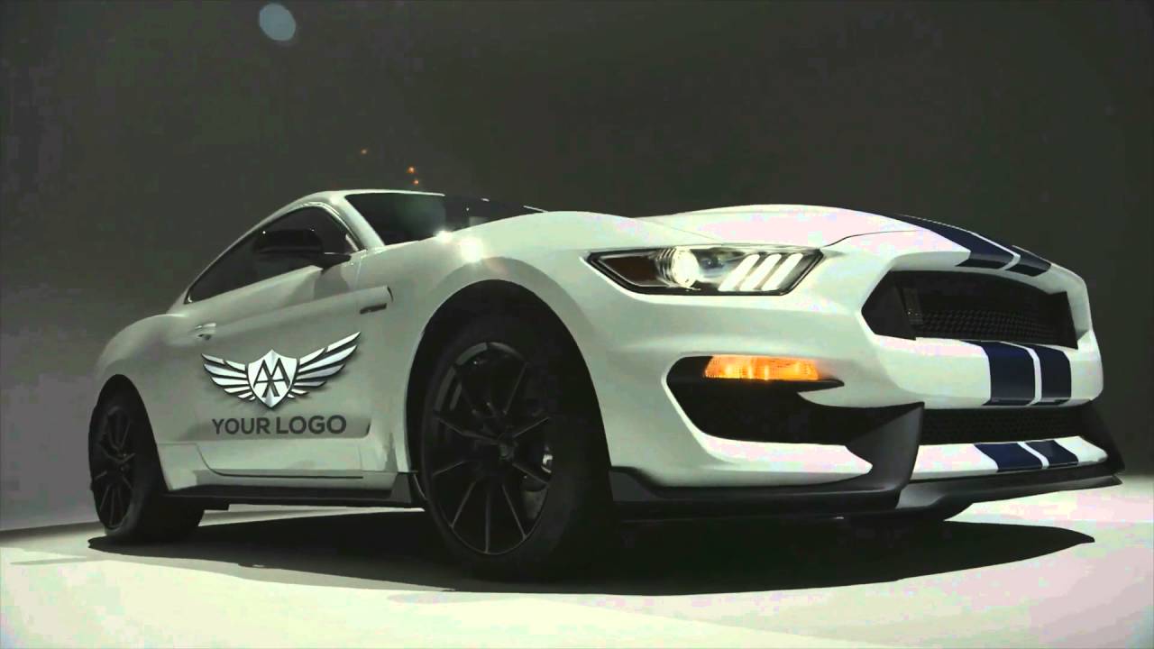 Mustang Car Logo - Ford Mustang Sports Car Logo Intro