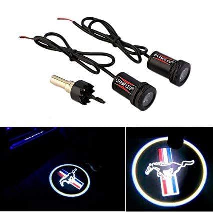 Mustang Car Logo - Amazon.com: CHAMPLED For FORD- MUSTANG Car Auto Laser Projector Logo ...