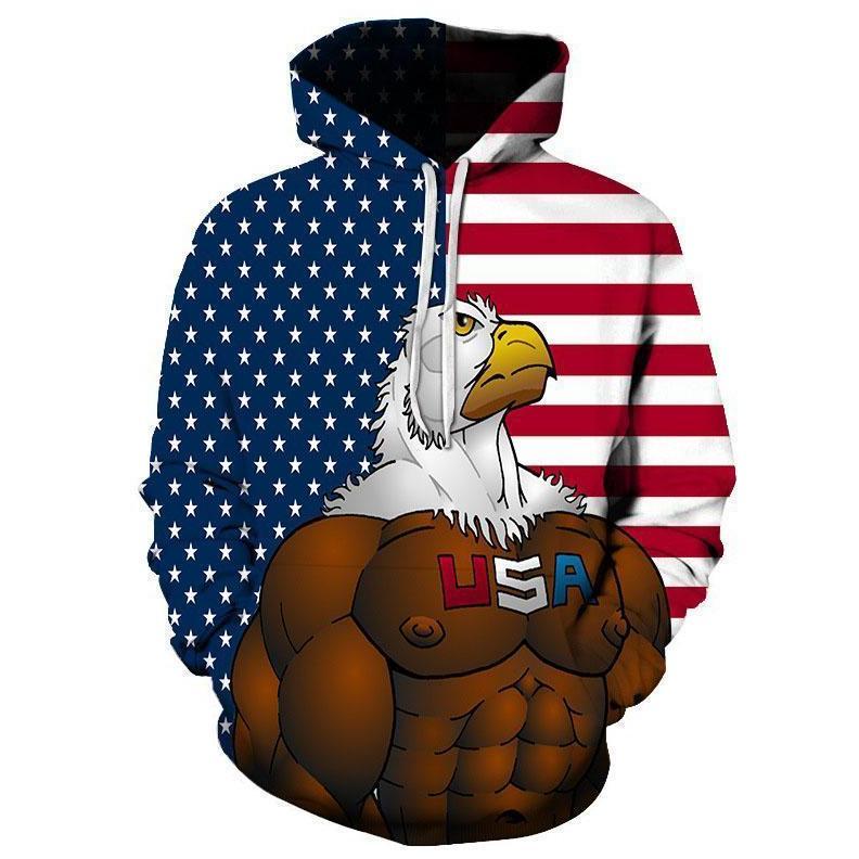Buff Eagle Logo - Buff Eagle Hoodie - RightSideAmerica