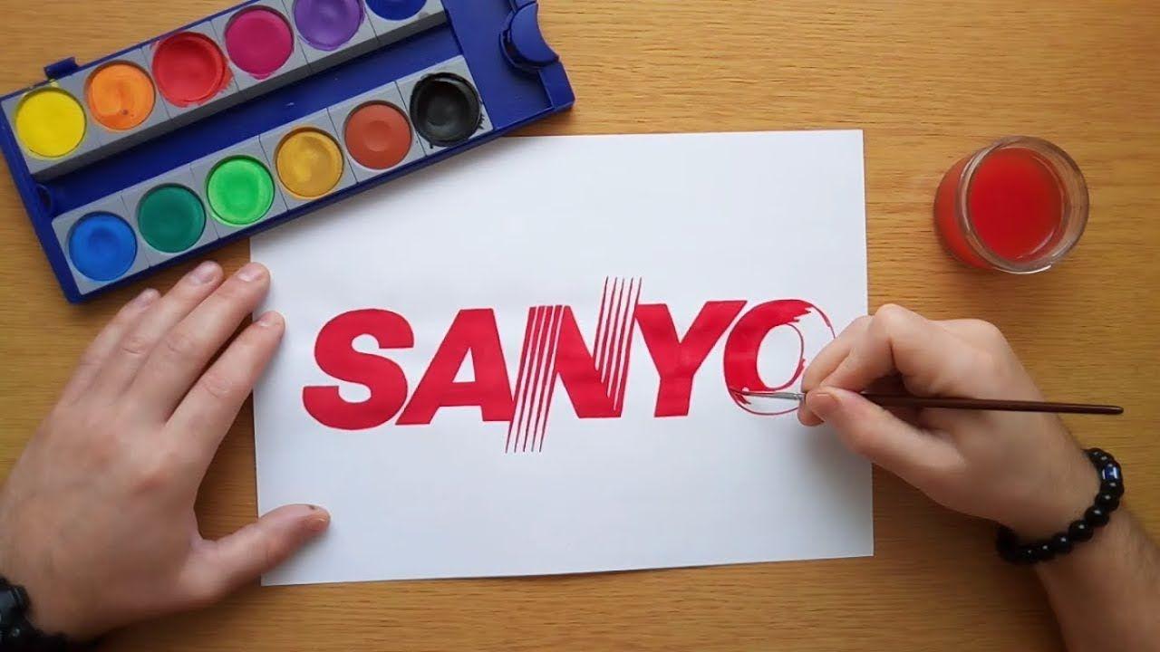 Sanyo Logo - How to draw the Sanyo logo - YouTube