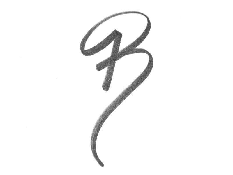 Black Script B Logo - B | script logo concept by Jon King | Dribbble | Dribbble