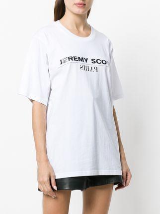 Jeremy Scott Logo - Jeremy Scott Logo Print Oversized T-shirt - Farfetch