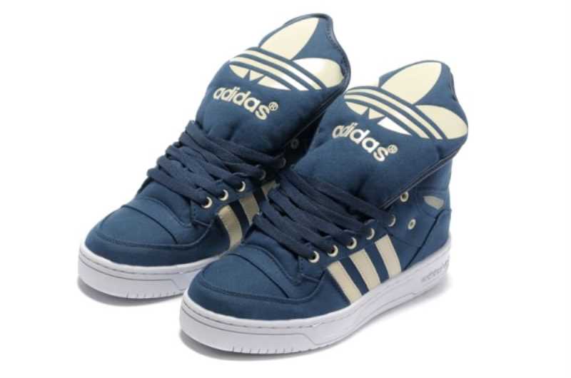 Jeremy Scott Logo - Adidas Jeremy Scott Logo M Attitude Dark Blue Cowboy Summer shoes ...