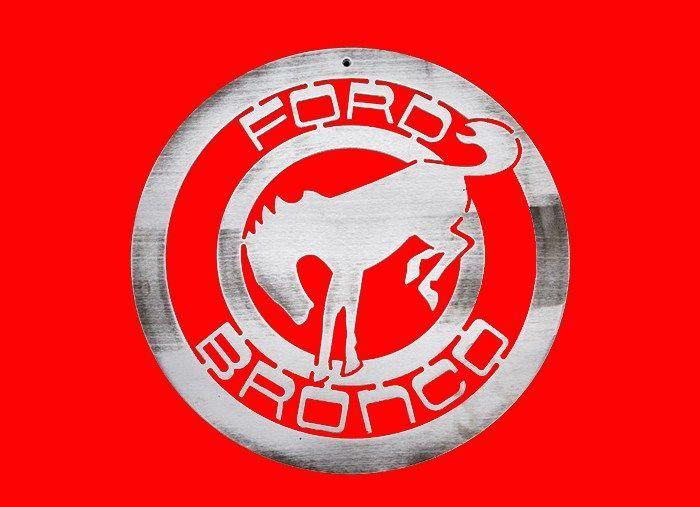 Red Bronco Logo - 2020 Ford Bronco logo red | Car New Trend | Pinterest | Ford bronco ...