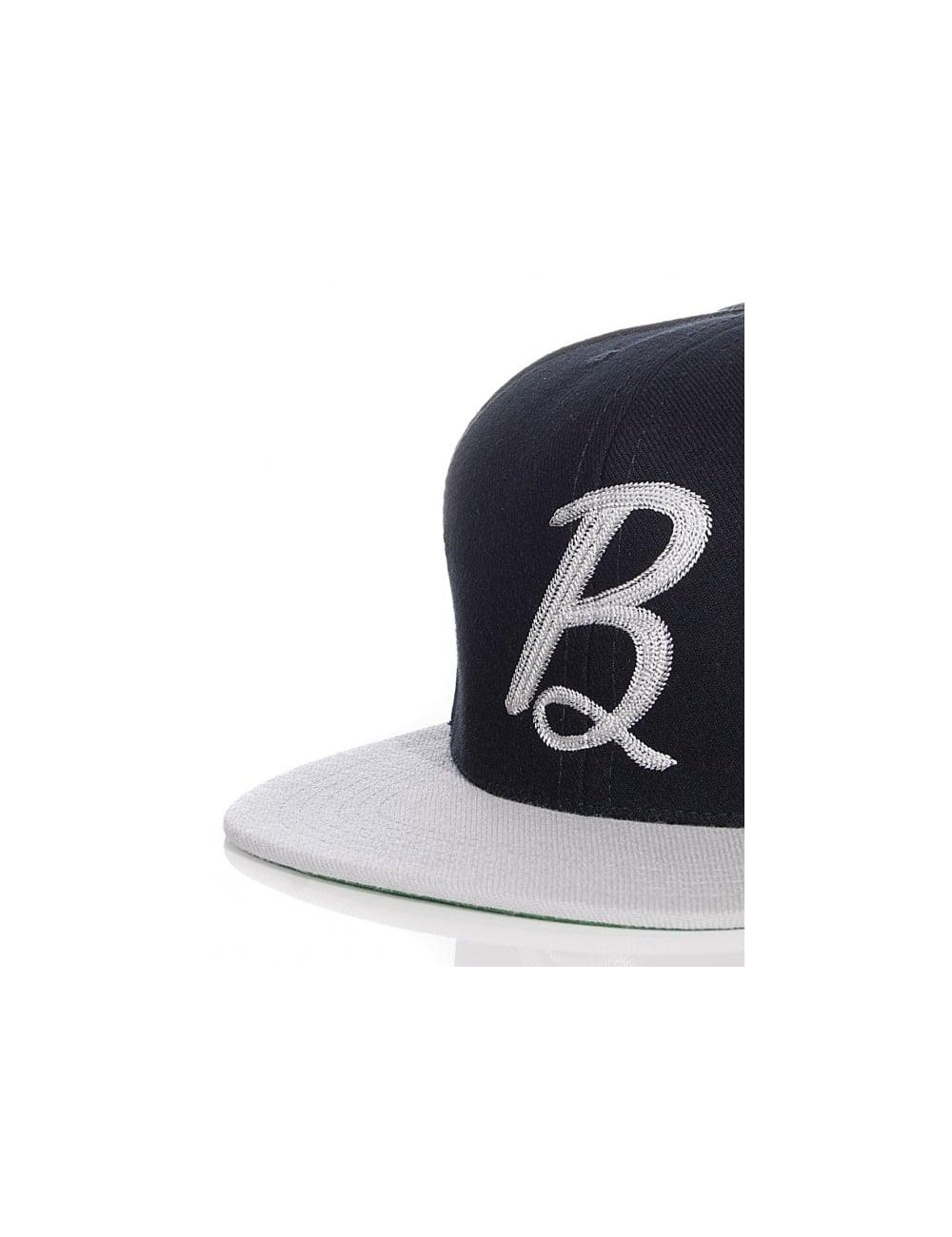 Black Script B Logo - Benny Gold Script B Snapback Cap - Black