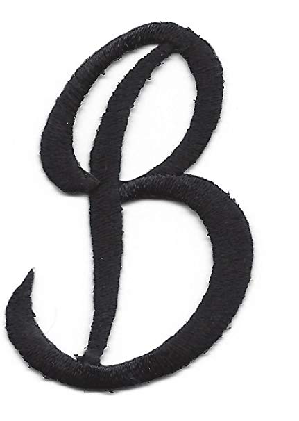Black Script B Logo - SCRIPT LETTERS Script LetterB On