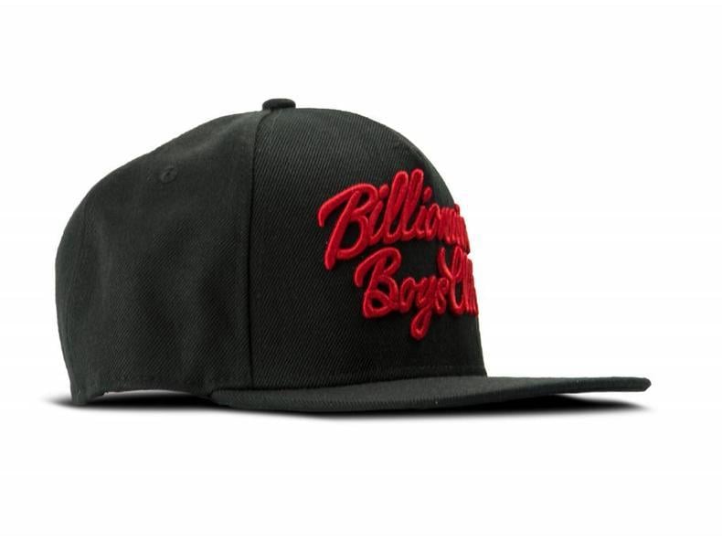Black Script B Logo - Billionaire Boys Club Script Logo Snapback Black B17369