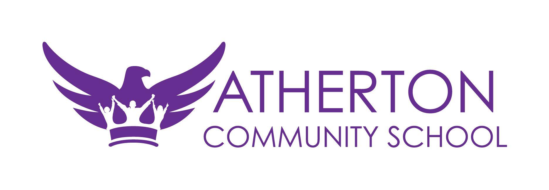 Purple School Logo - Atherton Community School - Anvilding