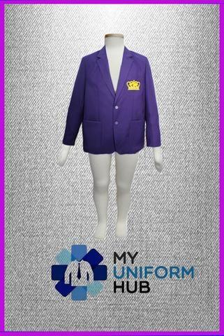 Purple School Logo - Purple School Blazer with Logo King Solomon High School – My Uniform Hub