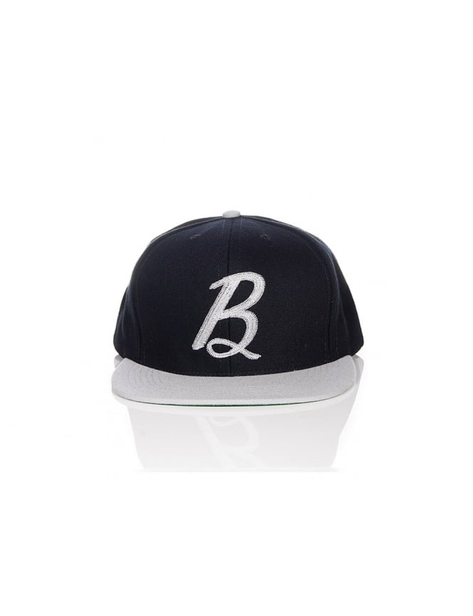 Black Script B Logo - Benny Gold Script B Snapback Cap - Black
