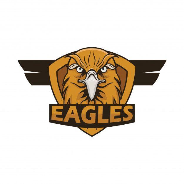 Orange Eagle Logo - Eagle logo mascot design Vector | Premium Download