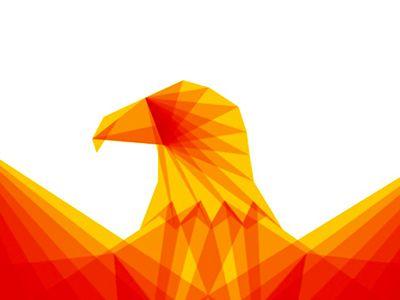 Orange Eagle Logo - Eagle logo design symbol detail by Alex Tass, logo designer ...