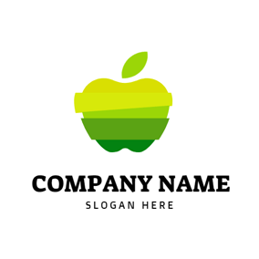 Green and Yellow Logo - Free Fruit Logo Designs. DesignEvo Logo Maker