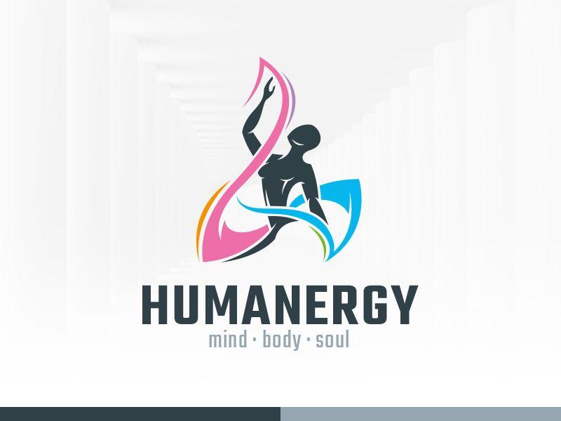 Energy Logo - Human Energy Logo Template by Alex Broekhuizen | Dribbble | Dribbble