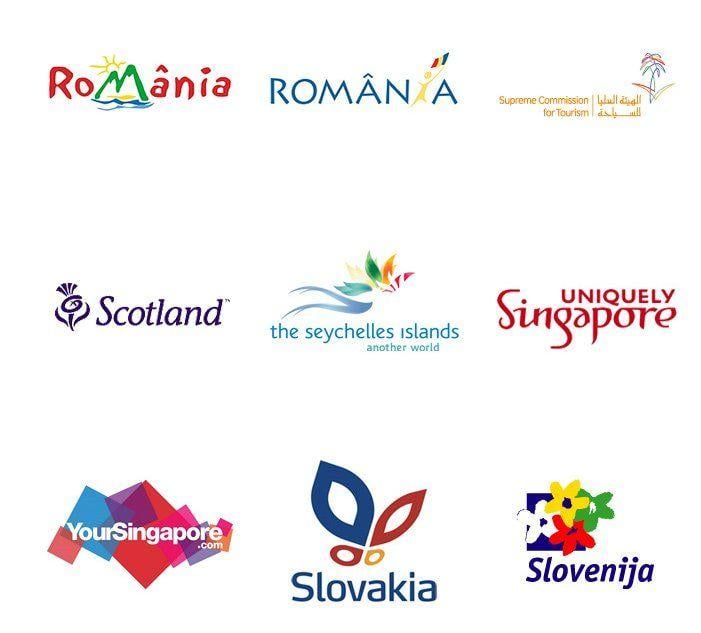 Supreme Countries Logo - How different countries brand themselves towards tourists. Today I