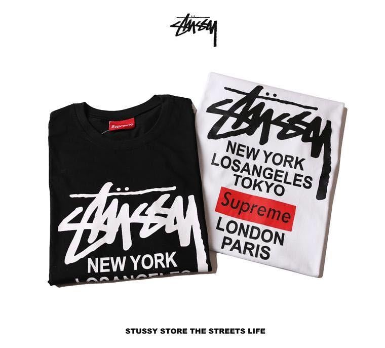 Supreme Countries Logo - Stussy x Supreme x Countries T-shirt, Men's Fashion, Clothes on ...