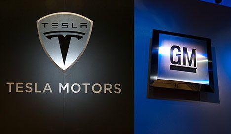 General Motor GM Logo - Who's Laughing Now? Tesla Motors Now Worth Half of GM's Value (On ...
