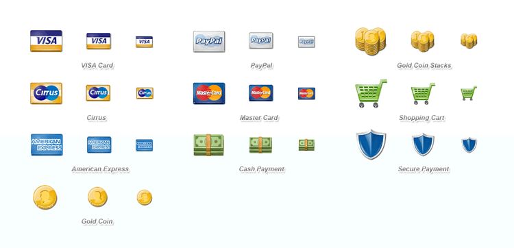 Cash Payment Logo - 20 Free Payment Method & Credit Card Icon Sets
