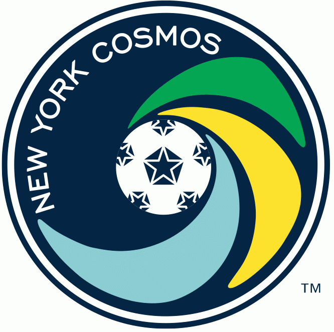 Blue Circle Soccer Logo - New York Cosmos Primary Logo 2011 (NASL (2011))