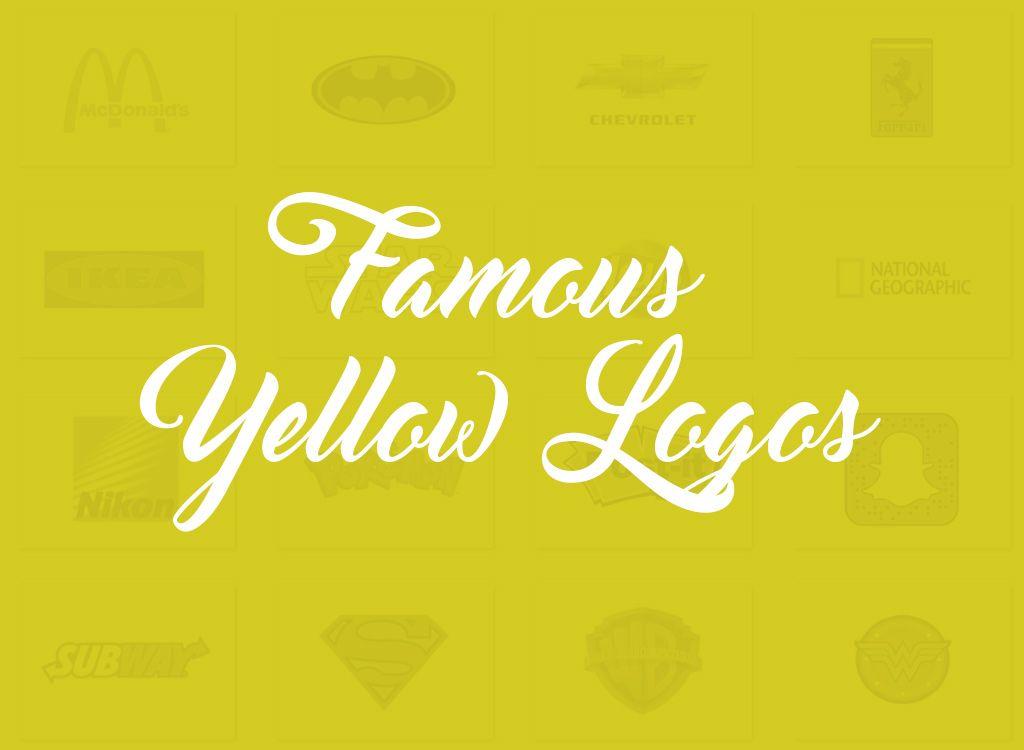 Famous Yellow Logo - Famous Logos Designed in Yellow