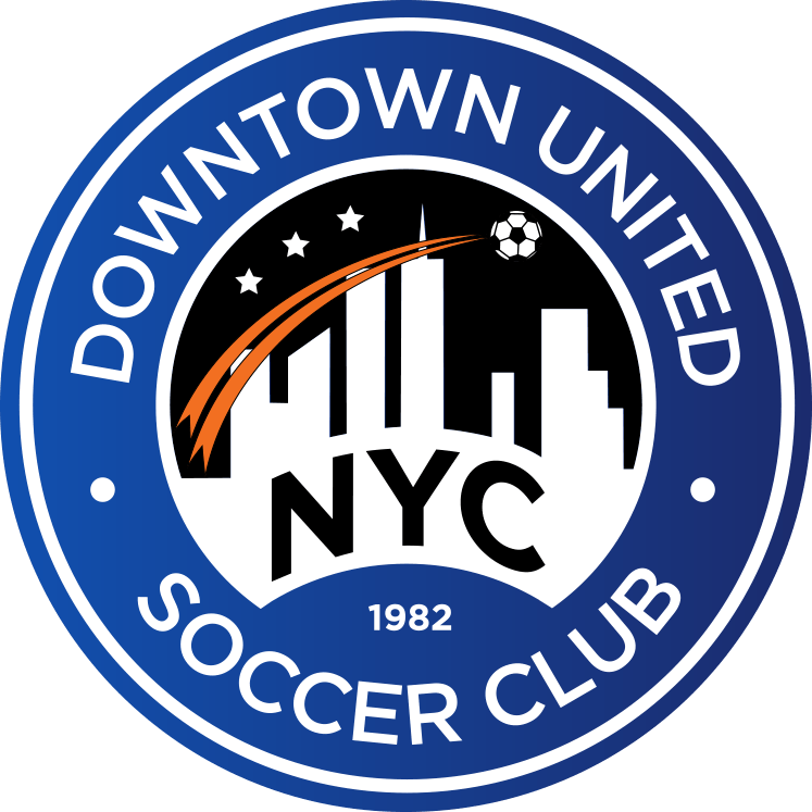 Blue Circle Soccer Logo - Downtown United Soccer Club