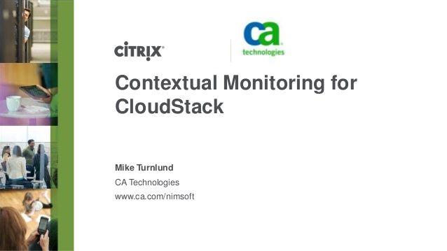 CloudStack Logo - Monitoring CloudStack in context with Converged Infrastructure by Mik…