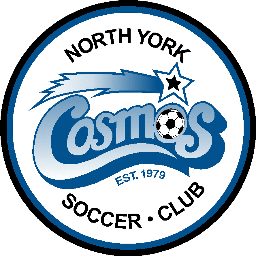Blue Circle Soccer Logo - North York Cosmos