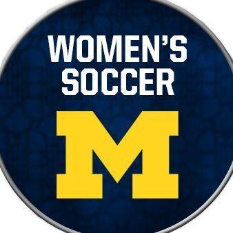 Blue Circle Soccer Logo - Michigan Women's Soccer