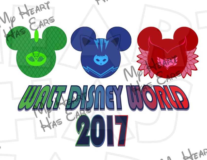 Disney Mickey 2017 Logo - Mickey Graduation Ears 2017 Beautiful Pj Masks In Mickey Heads Ears ...