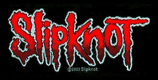 Red Slipknot Logo - Slipknot patches - Slipknot logo patch - Panic Posters