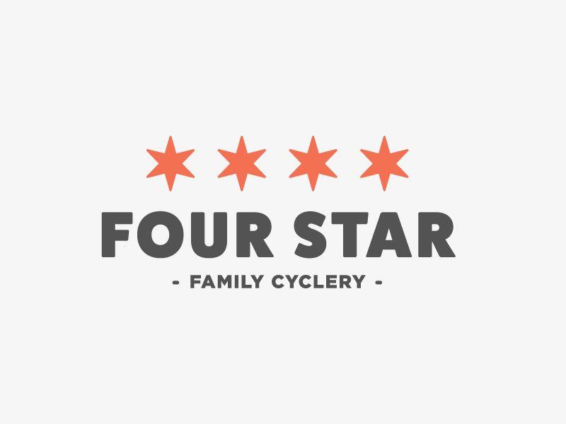 Star Family Logo - Four Star Family Cyclery | Mark by Eléna Potter | Dribbble | Dribbble