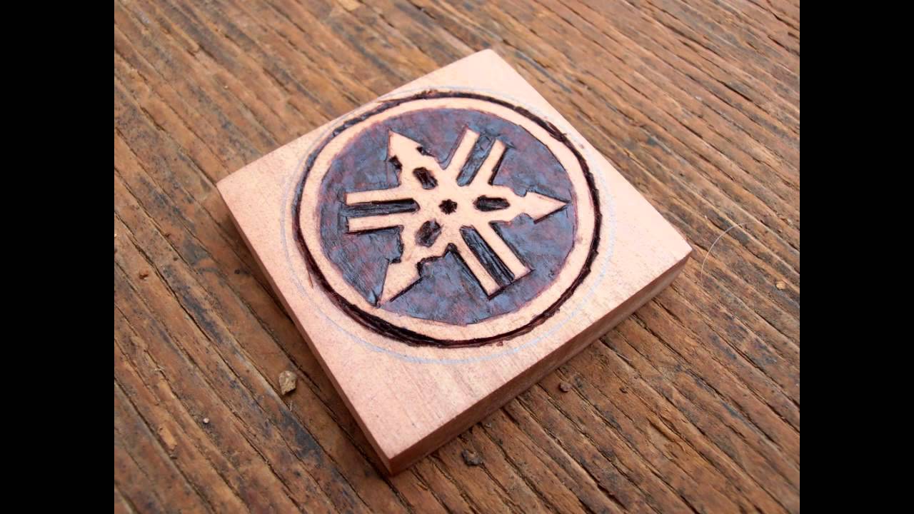 Wood Yamaha Logo - Making a Wooden Yamaha Emblem Keychain - YouTube