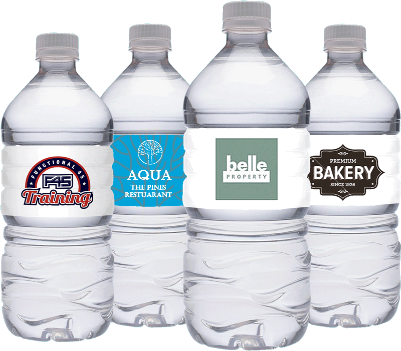 Water Bottle Logo - Buy Online or Order direct | Promotional Bottled Water