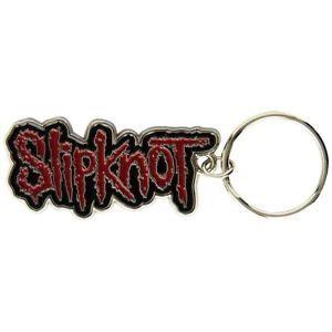 Red Slipknot Logo - Official Licensed Slipknot Logo Metal Red and Black Keyring Keychain ...