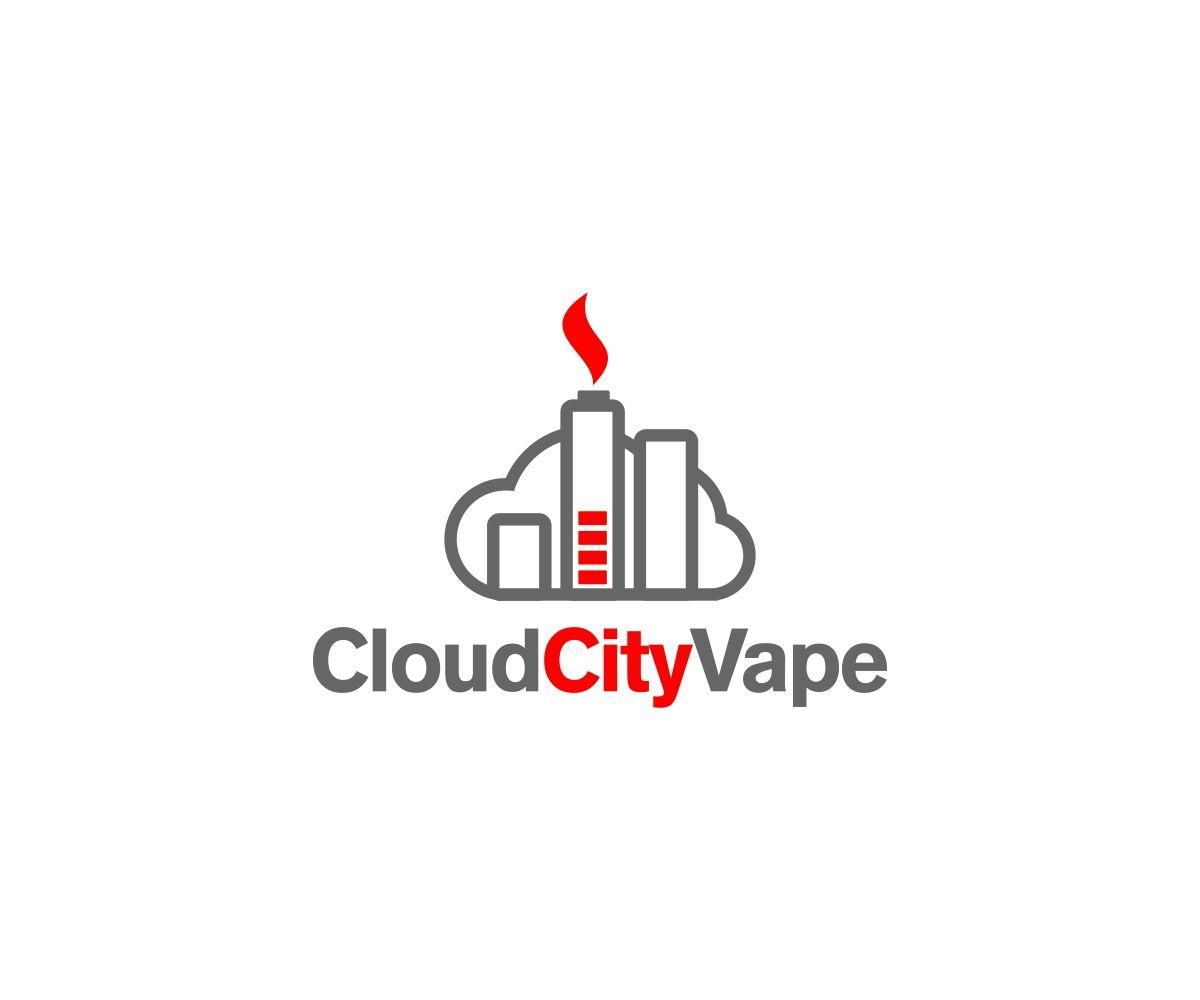 Cloud Vape Logo - Bold, Modern, Cigarette Logo Design for Cloud City Vape *Not ...