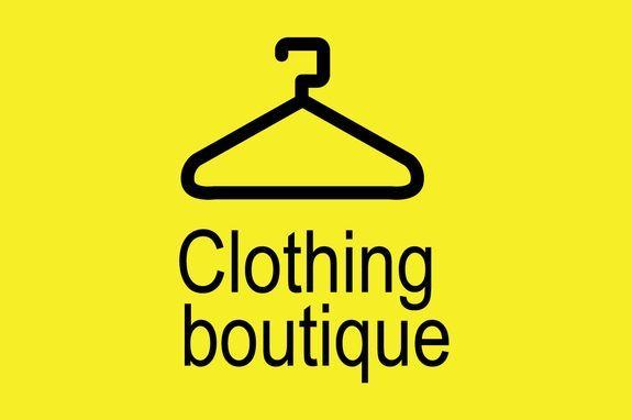 Clothing Retailer Logo - Clothing Boutique Retail Logo Template - This logo is appropriate ...