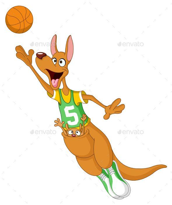Kangaroos Basketball Logo - Basketball Kangaroo | Logo Design Idea | Basketball, Logo design ...