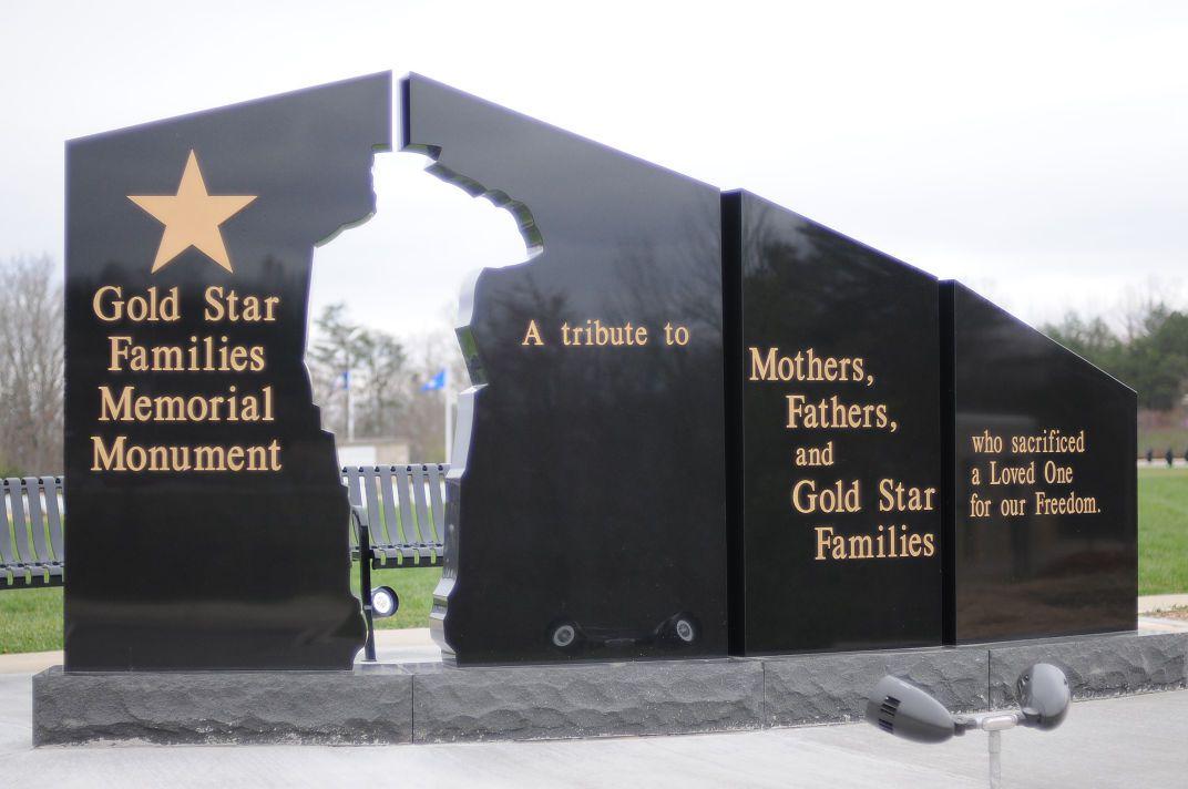 Star Family Logo - Memorial Honoring Gold Star Families Dedicated in Vienna. West