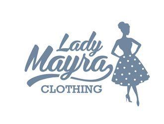 Retro Clothing Logo - Lady Mayra Clothing by ingepro #Vintage #LogoInspiration #Retro ...