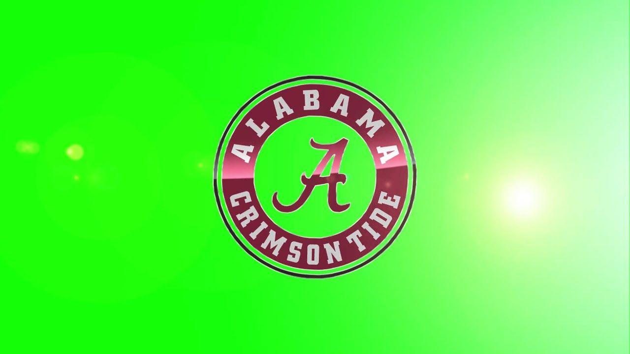 Green Tide Logo - Alabama Crimson Tide Logo Green Screen