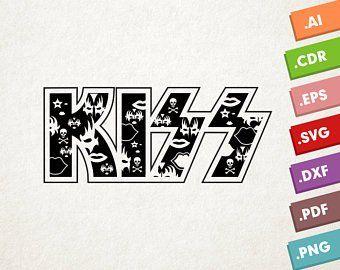 Kiss Band Logo - Kiss band logo | Etsy