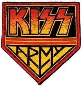 Kiss Band Logo - Kiss Army Logo Rock Roll Music Band Embroidered Iron On